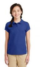 Port Authority® Girls Silk Touch™ Peter Pan Collar Polo